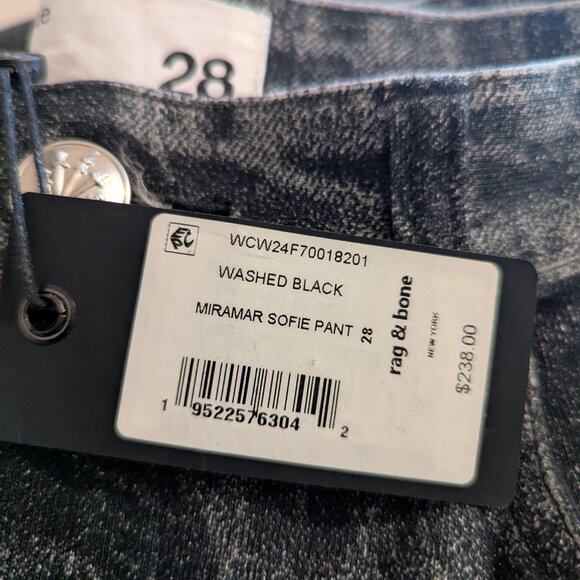 Rag & Bone Wide Leg Jeans - Picture 2 of 16